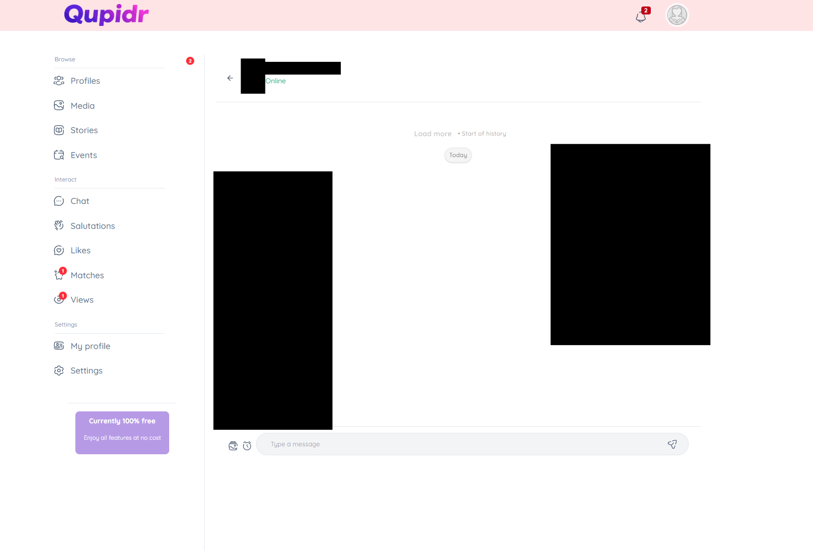 Send your first message