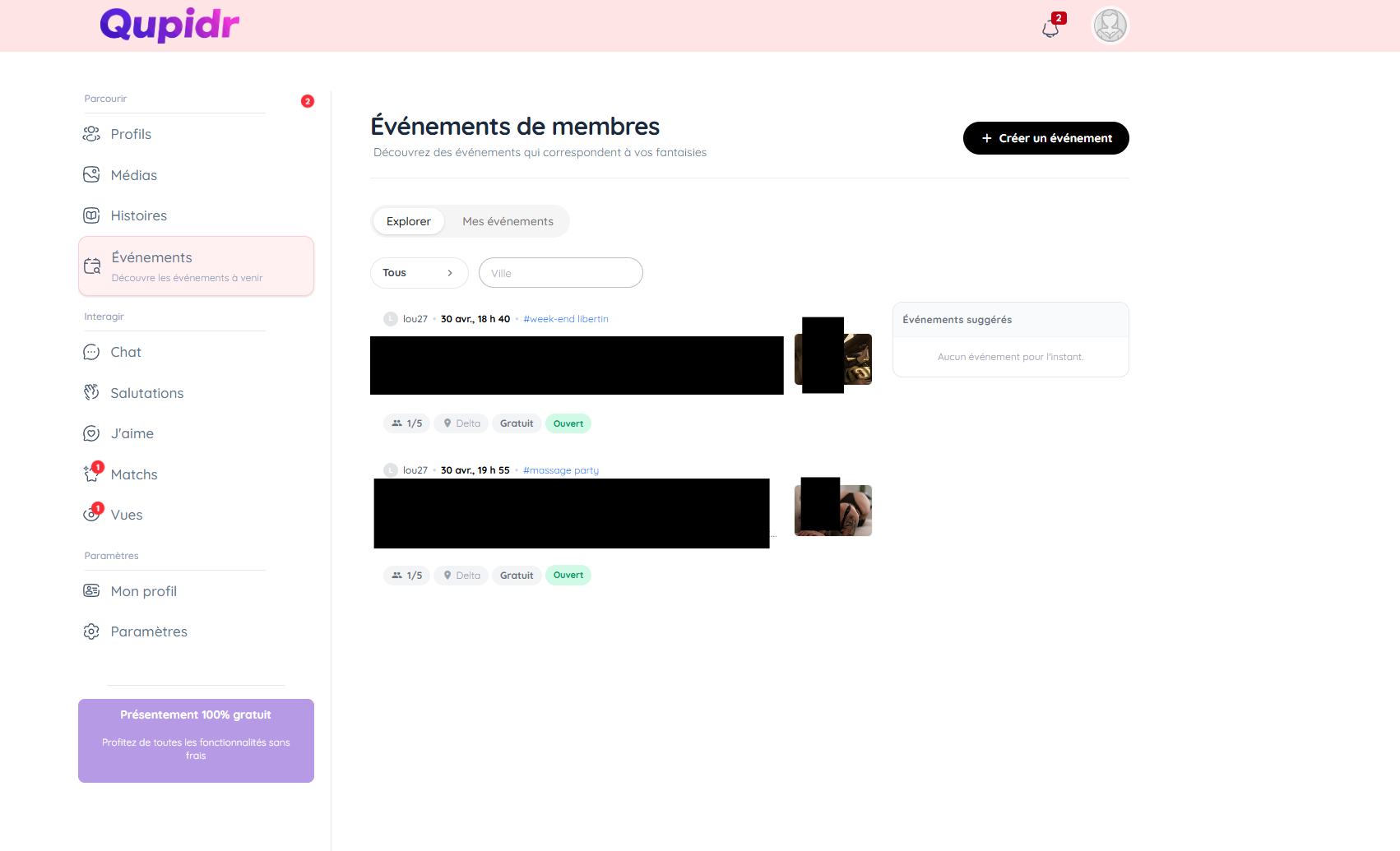 Découvrir les événements près de chez vous