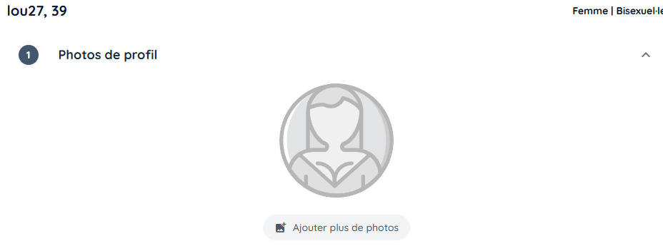 Modifier votre profil et vos photos